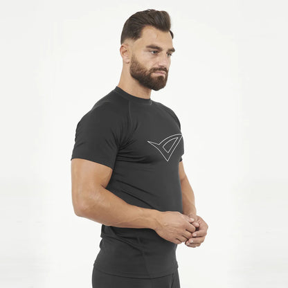 Legea Ironboy Short Sleeve Compression Top Black