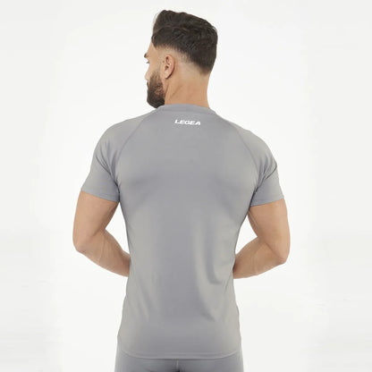 Legea Ironboy Short Sleeve Compression Top Grey