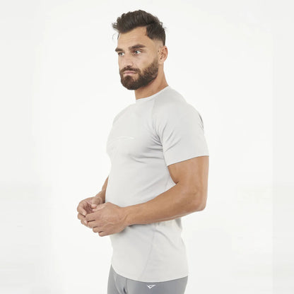 Legea Ironboy Short Sleeve Compression Top Light Grey