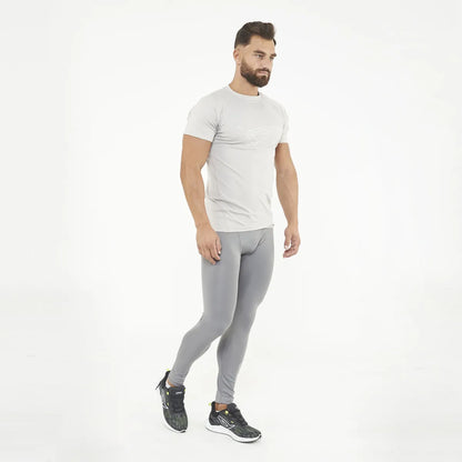 Legea Ironboy Short Sleeve Compression Top Light Grey