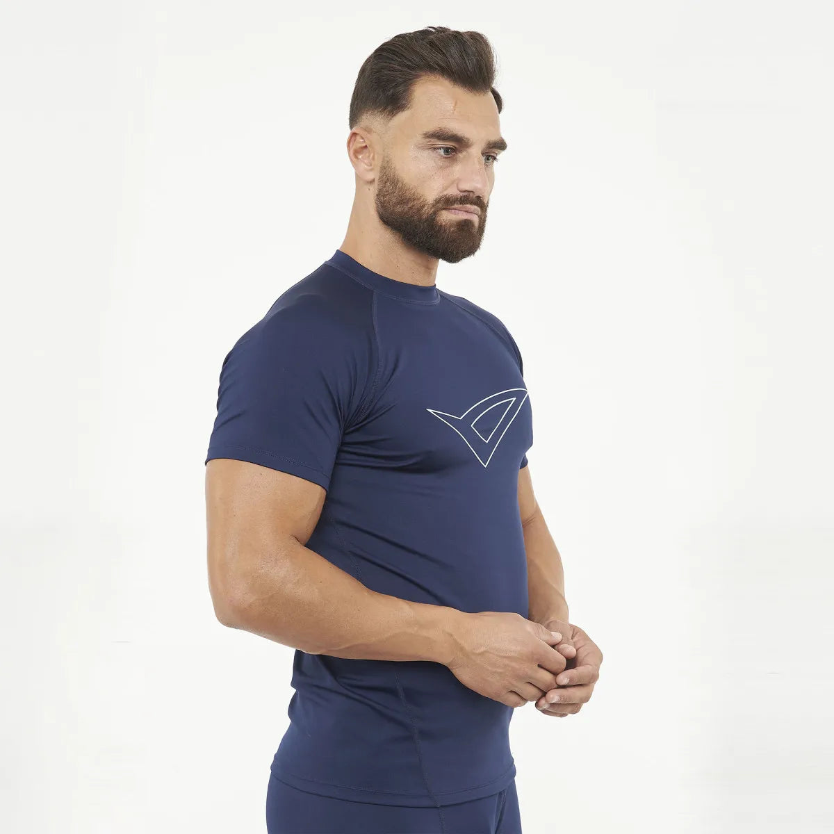 Legea Ironboy Short Sleeve Compression Top Navy