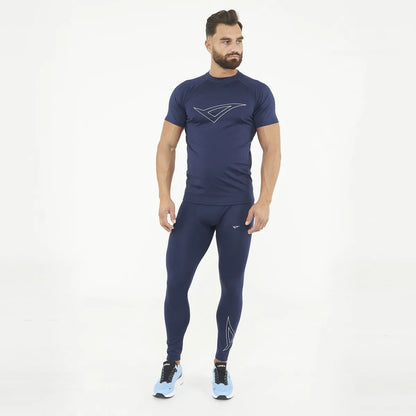 Legea Ironboy Short Sleeve Compression Top Navy