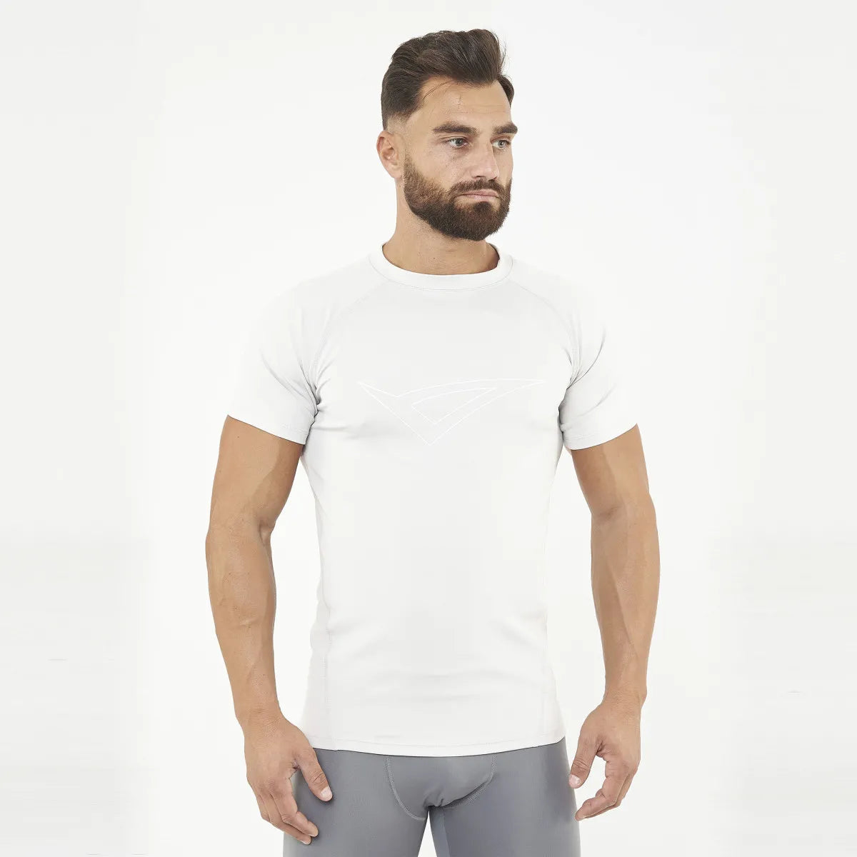 Legea Ironboy Short Sleeve Compression Top White