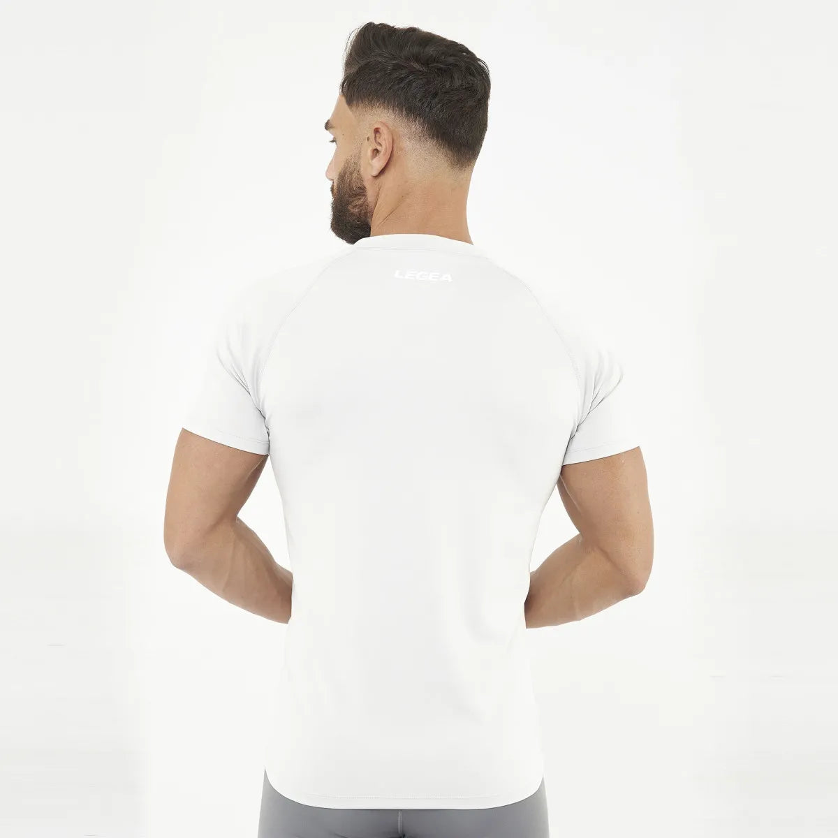 Legea Ironboy Short Sleeve Compression Top White