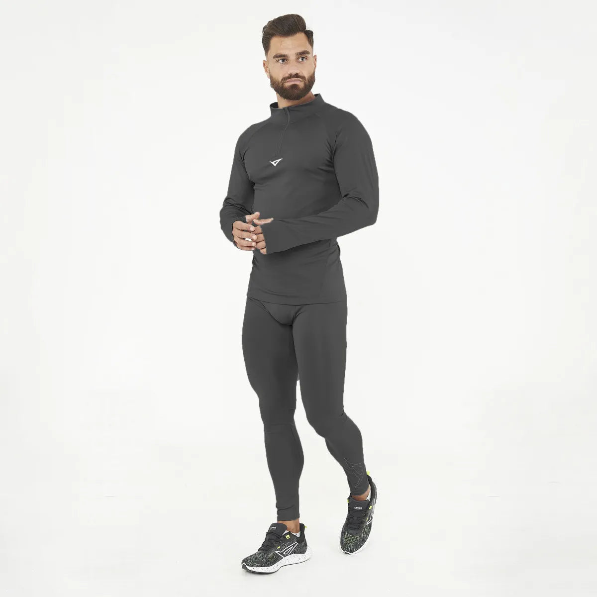 Legea Ironboy Turbo Long Sleeve Compression Top Black