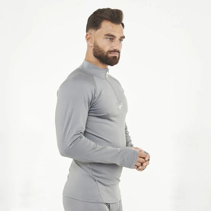 Legea Ironboy Turbo Long Sleeve Compression Top Grey