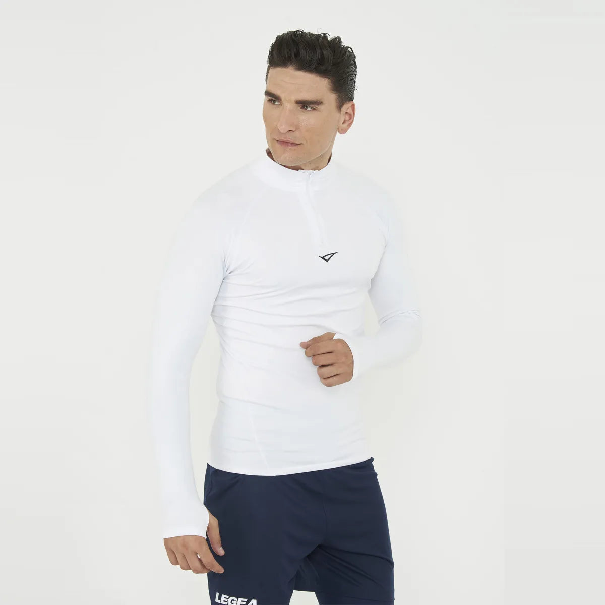 Legea Ironboy Turbo Long Sleeve Compression Top White