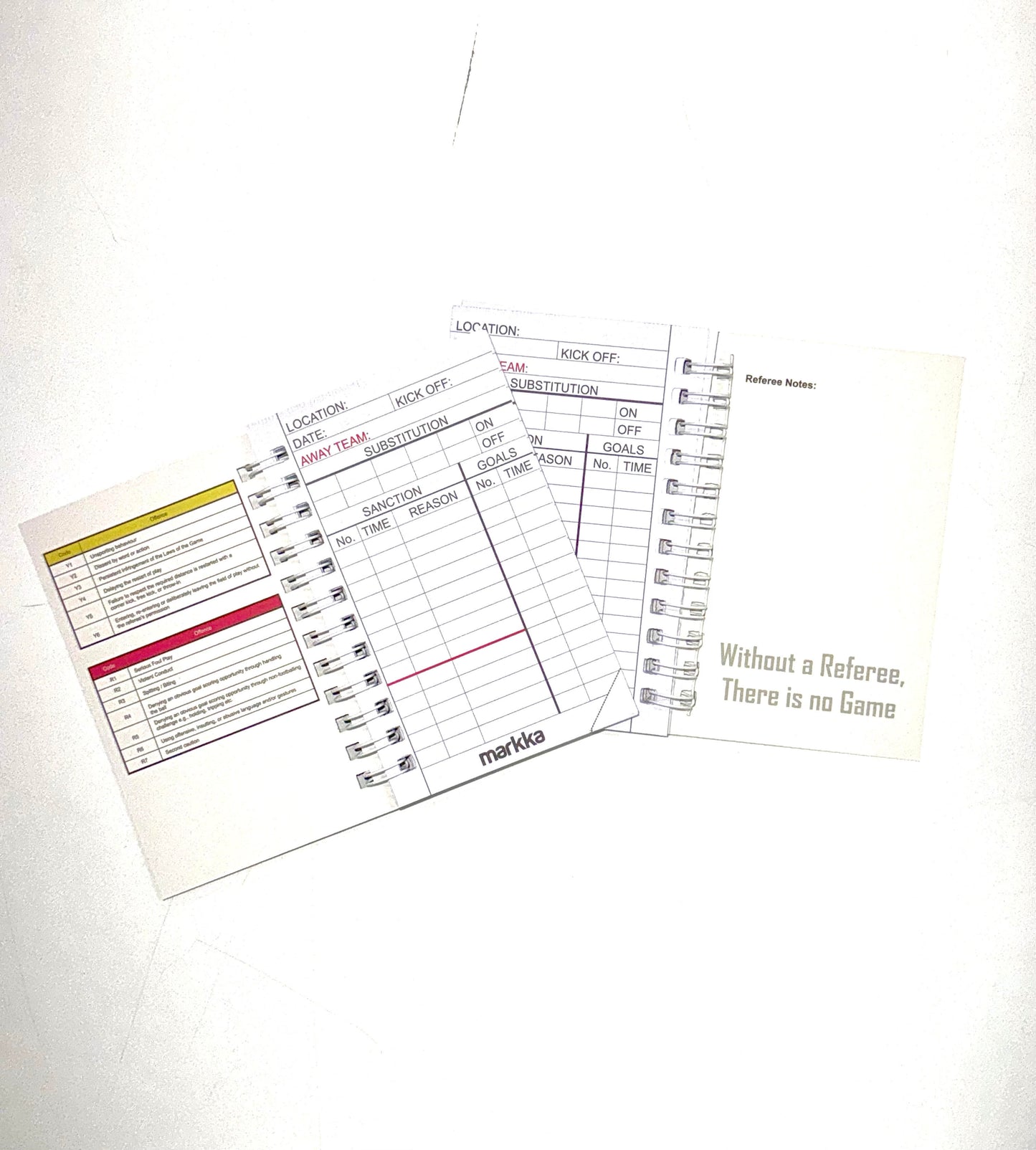 Markka Referees Matchbook