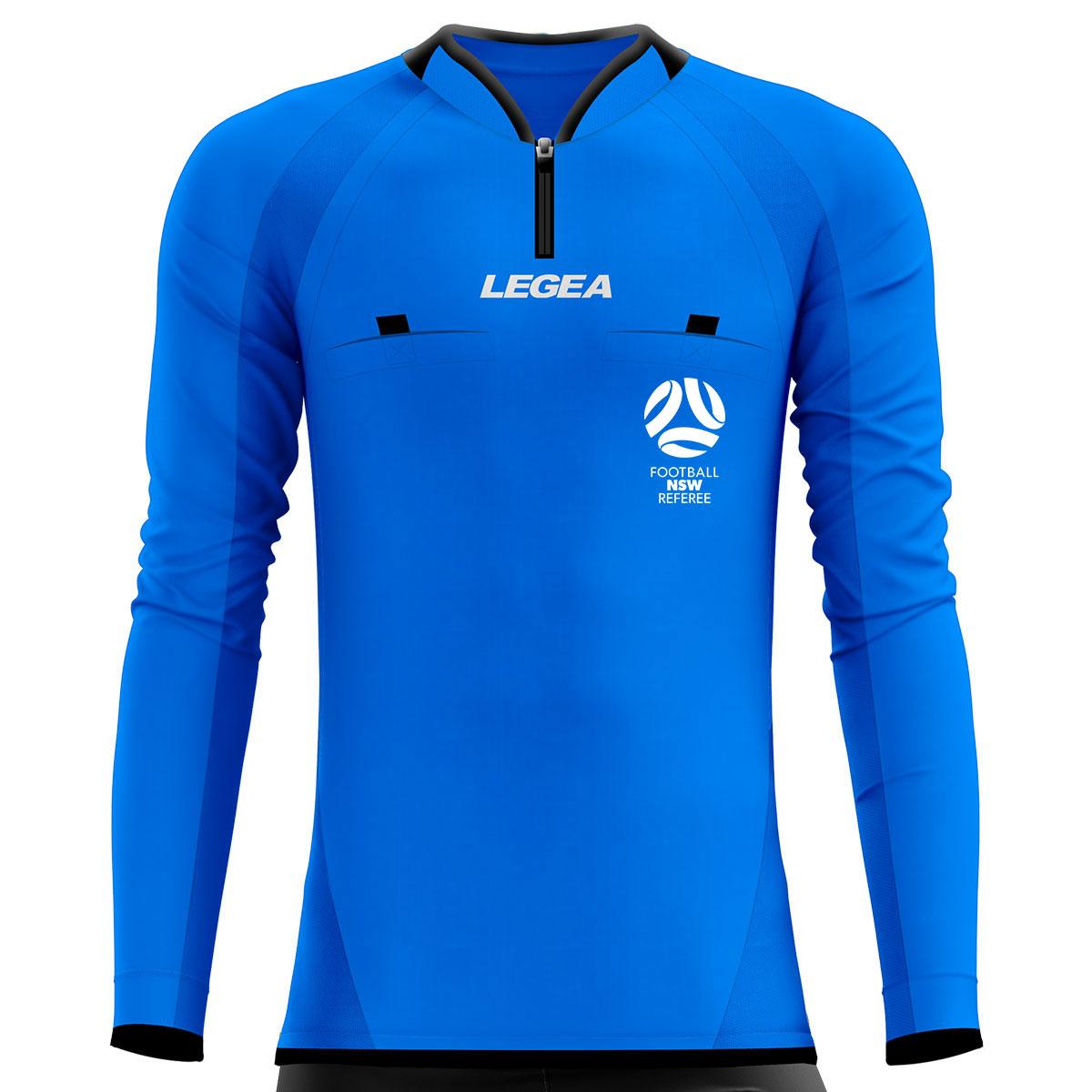 Central Coast Football Referees Arbitro Drive Long Sleeve Jersey Blue - Legea Australia