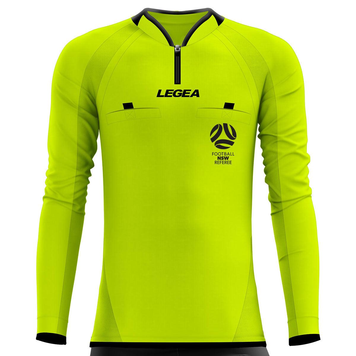 Central Coast Football Referees Arbitro Drive Long Sleeve Jersey Yellow - Legea Australia