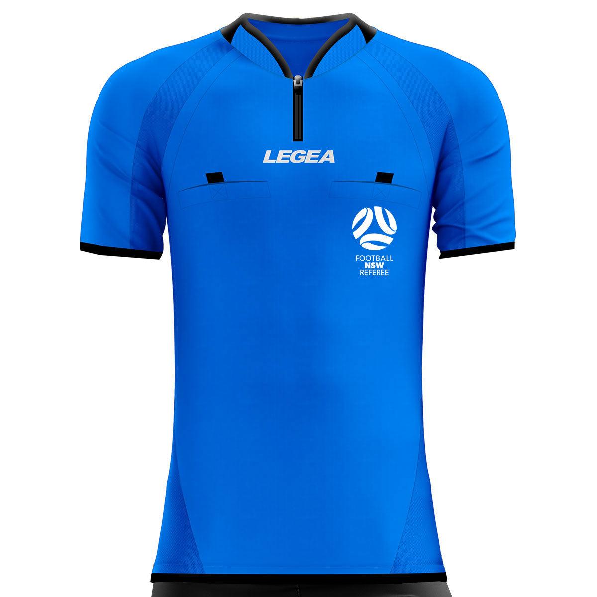 Central Coast Football Referees Arbitro Drive Referee Jersey Blue - Legea Australia