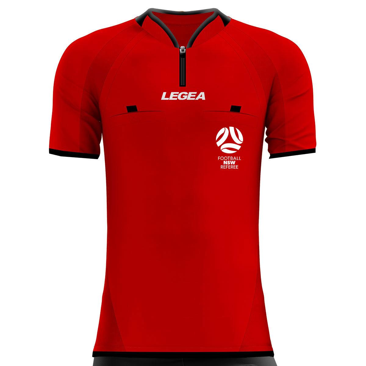 Football NSW Arbitro Drive Referee Jersey Red - Legea Australia