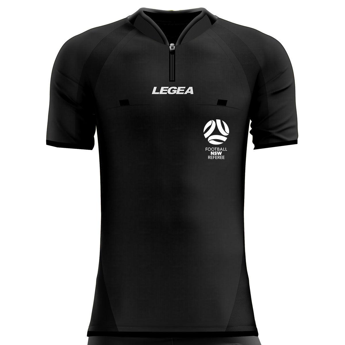 Football NSW Arbitro Drive Referee Jersey Black - Legea Australia