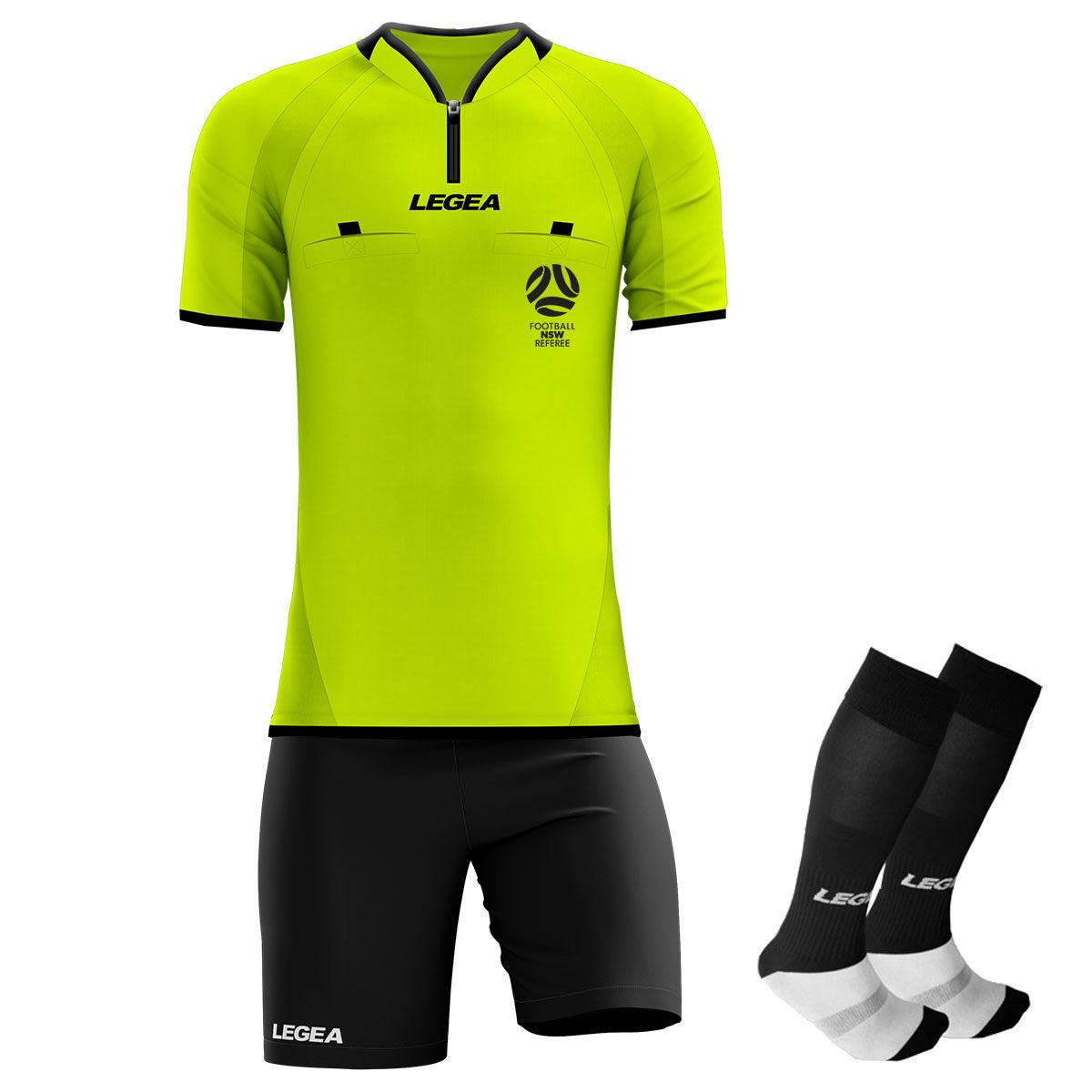 Central Coast Football Referees Arbitro Drive Referee Kit Yellow - Legea Australia