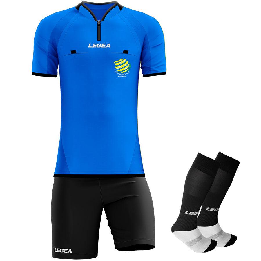 Football South Coast Referees Arbitro Drive Referee Kit Blue - Legea Australia