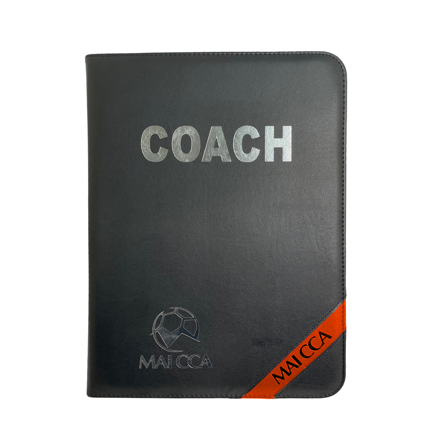 Markka Large Zipper Coaching Binder - Orange