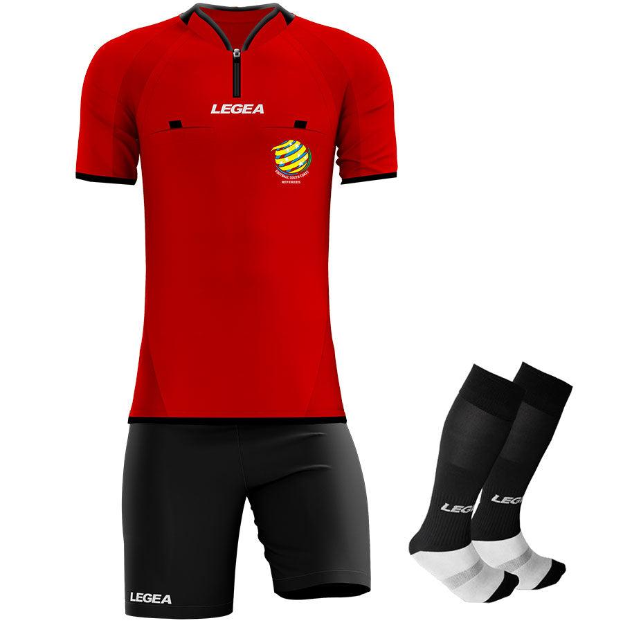 Football South Coast Referees Arbitro Drive Referee Kit Red - Legea Australia